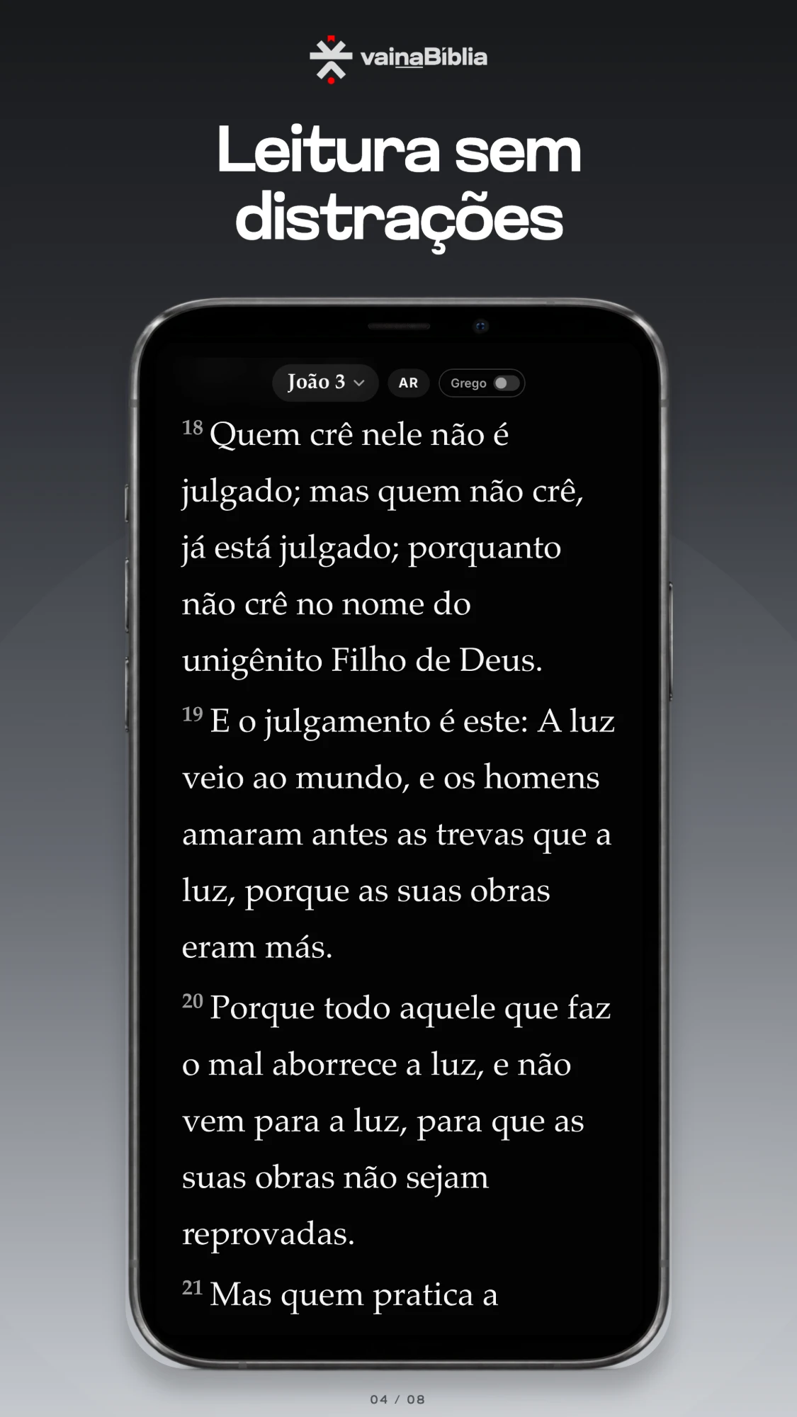 Leitura sem distrações